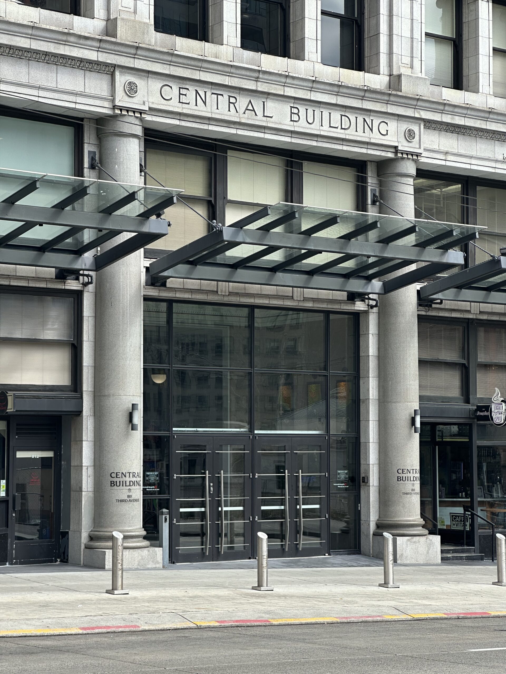 Central Building Front Door