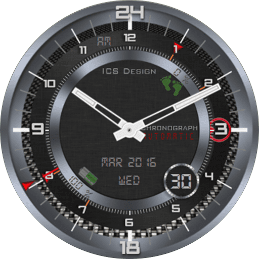 Ics Design Dark Watchfaces For Smart Watches