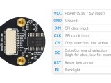 0 71inch Round Lcd Display Module 160 160 Resolution Spi Interface