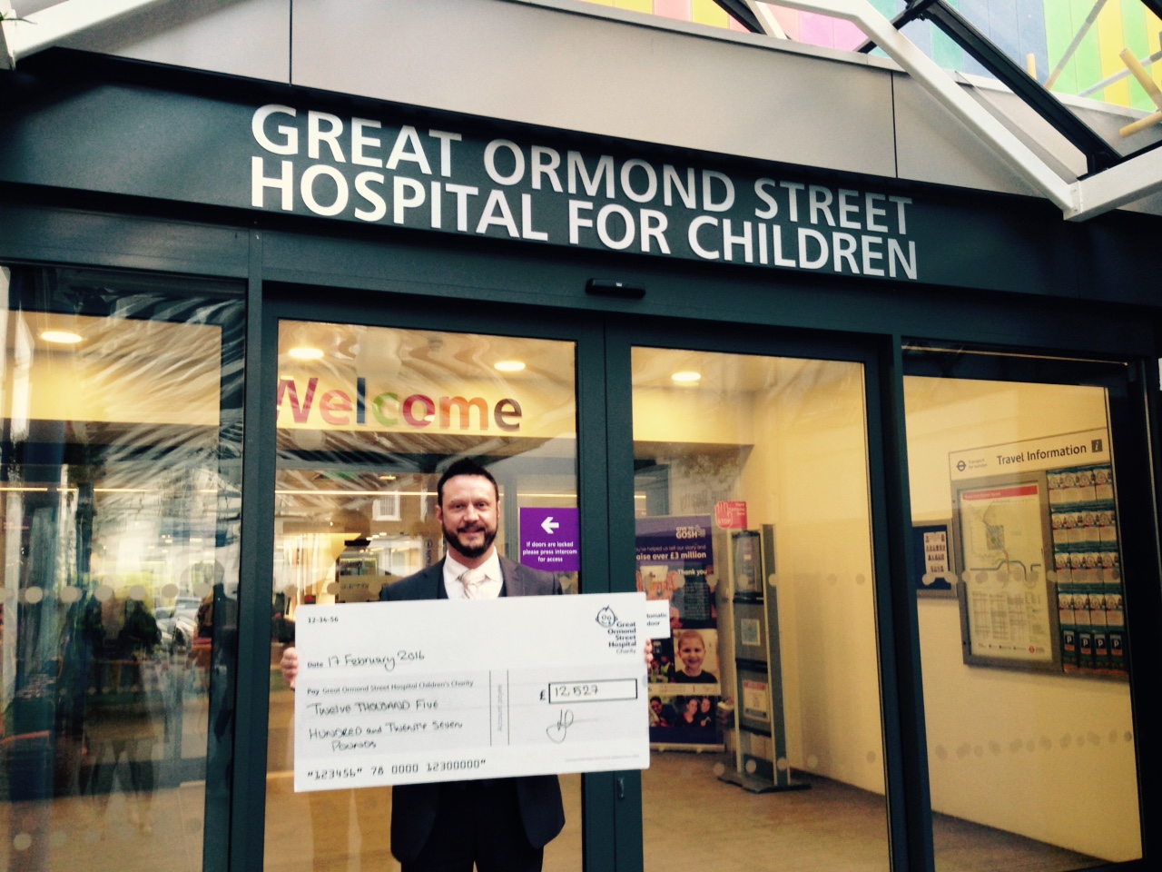 Donation to Great Ormond Street Hospital