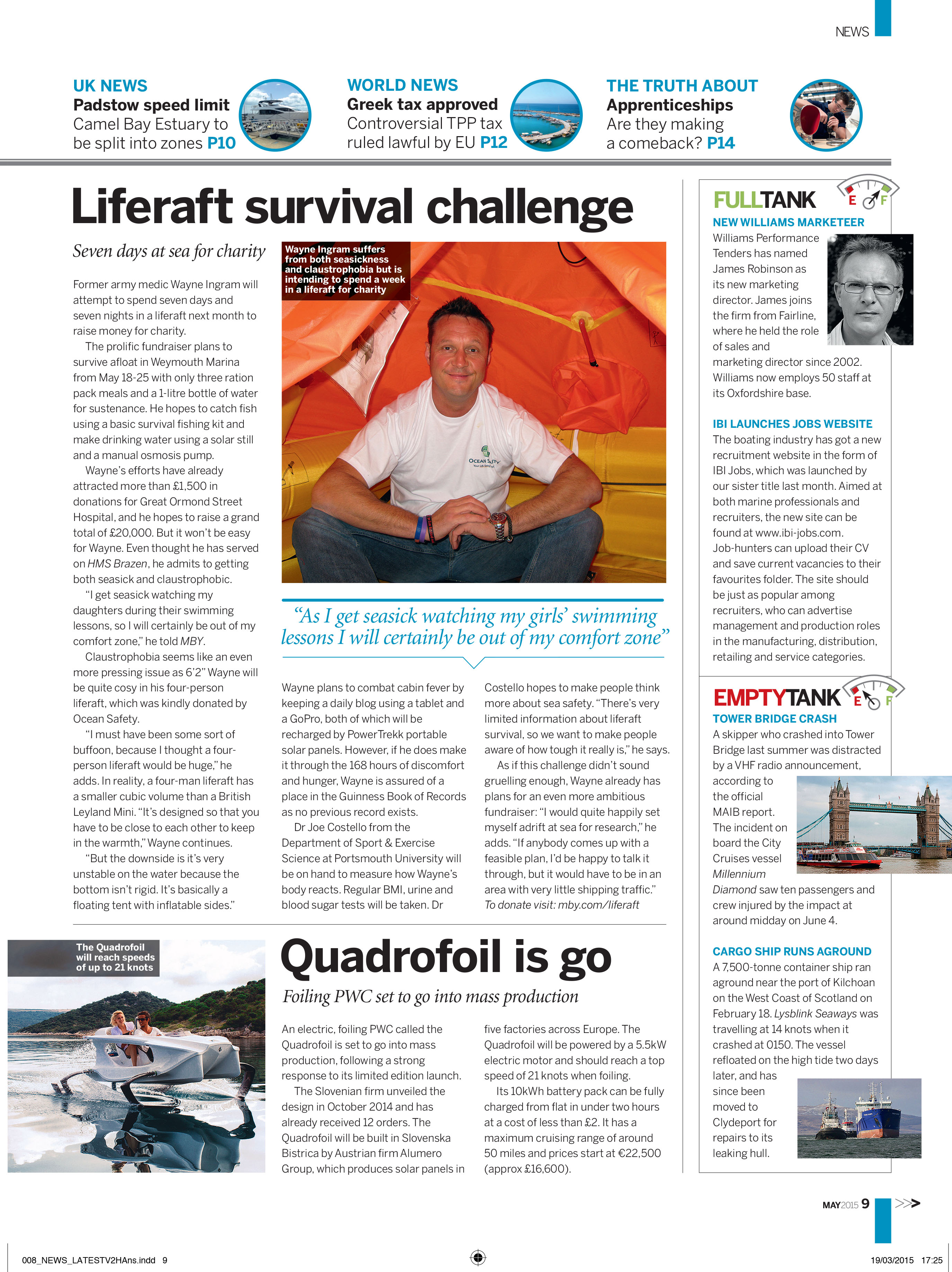 Wayne in Motor Boat & Yachting