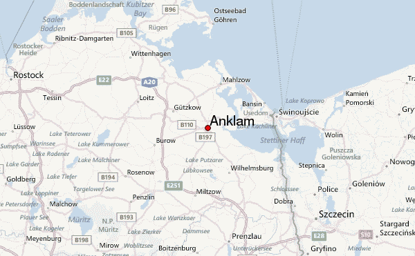 Anklam karte
