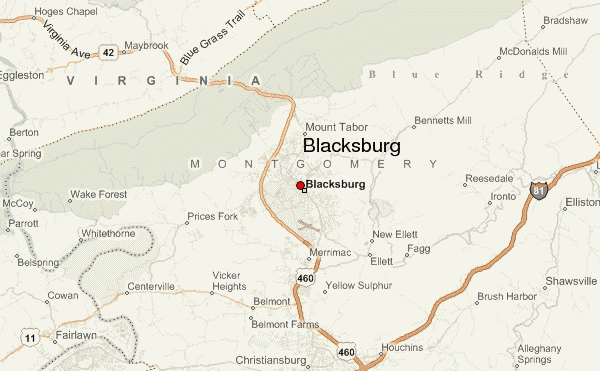 Blacksburg Virginia Weather Forecast.