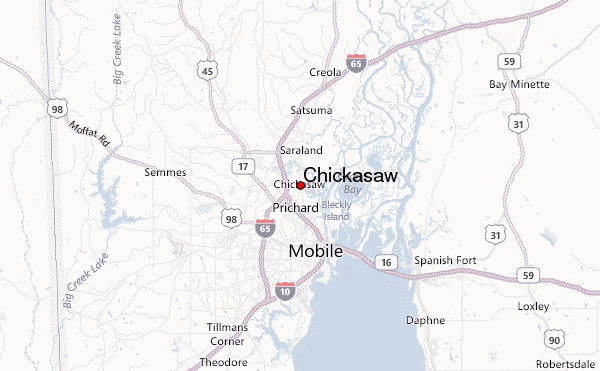 Previsi N Del Tiempo Para Chickasaw 