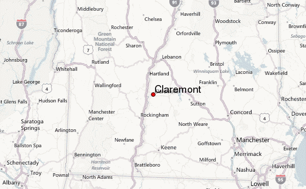 Claremont New Hampshire Weather Forecast Claremont 3.8 