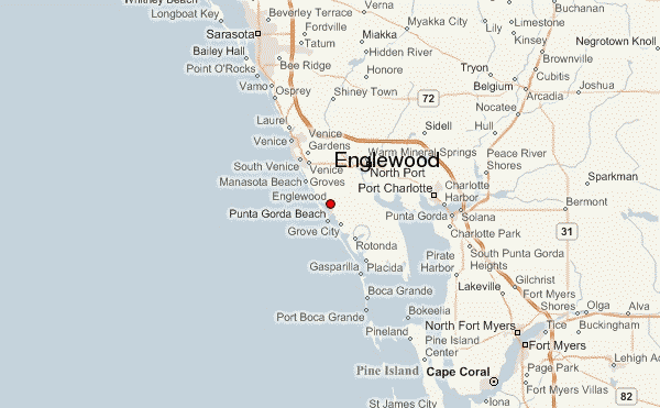Map Of Englewood Florida Englewood 1.10 