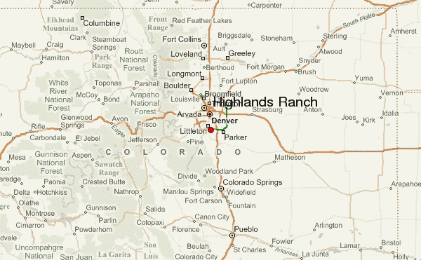 Map Of Highlands Ranch Highlands Ranch.8 