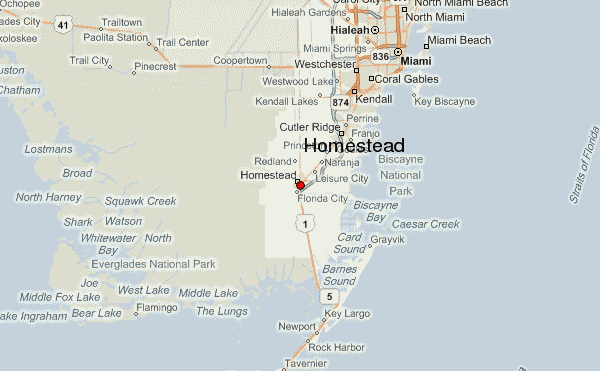 Mapa De Homestead Florida Rand Mcnally Folded Map Miami Street.