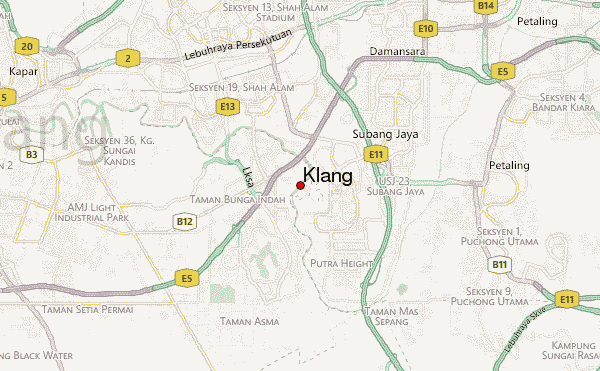 Klang Weather Forecast.
