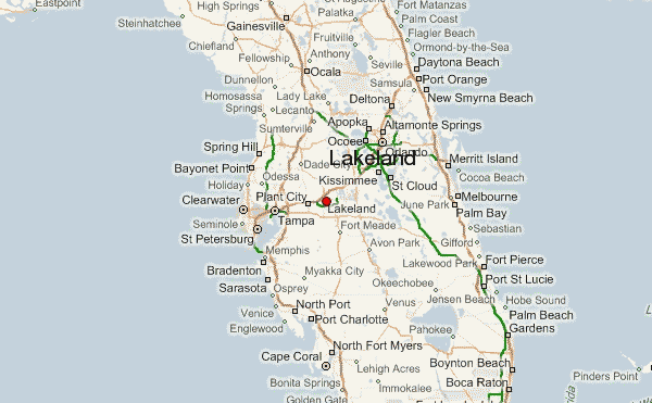 Lakeland Florida Map Area Location Political Borders And Facts Lakeland.8 