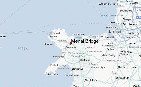 Menai Bridge Weather Forecast.