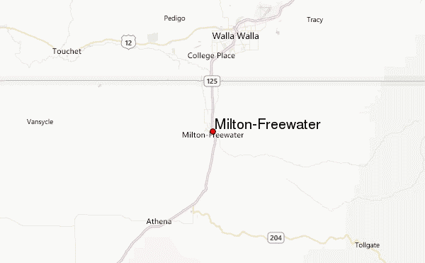 Milton Freewater Weather Forecast Milton 