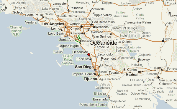 Oceanside California Beach Map Oceanside.8 