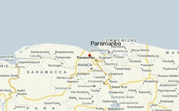 Kaart Van Paramaribo 10x De Leukste Paramaribo 