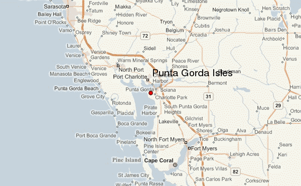 Punta Gorda Map Florida Punta Gorda Isles.10 