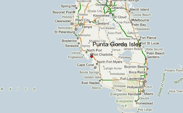 Location Of Punta Gorda Florida Boundaries Major Cities And Punta Gorda Isles.8 