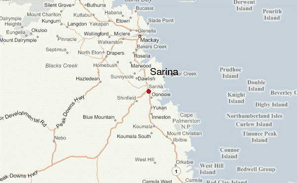 Sarina Weather Forecast.