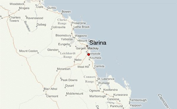 Sarina Weather Forecast.
