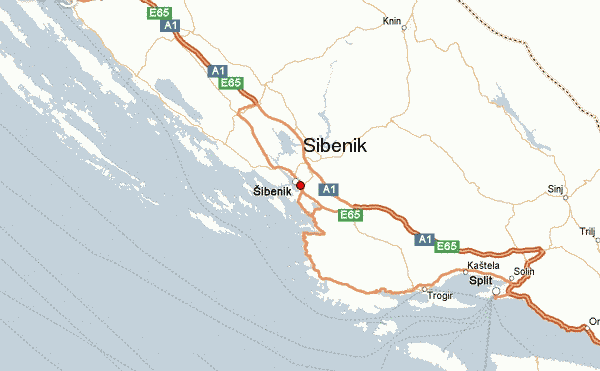 Sibenik Croatia City Map Sibenik.10 
