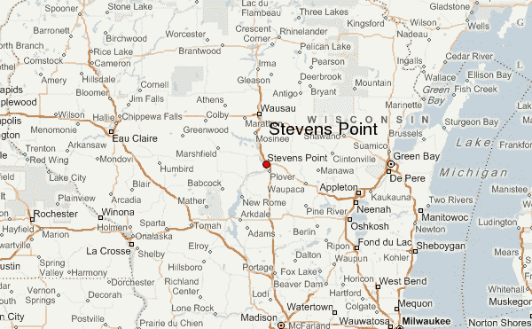 Stevens Point City Map Stevens Point Walking Map EJZV Stevens Point.8 