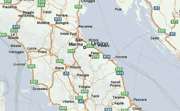Tavoleto Pesaro Italy Map Urbino.8 