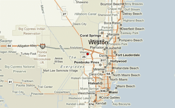 Mapa De Weston Florida Weston.10 