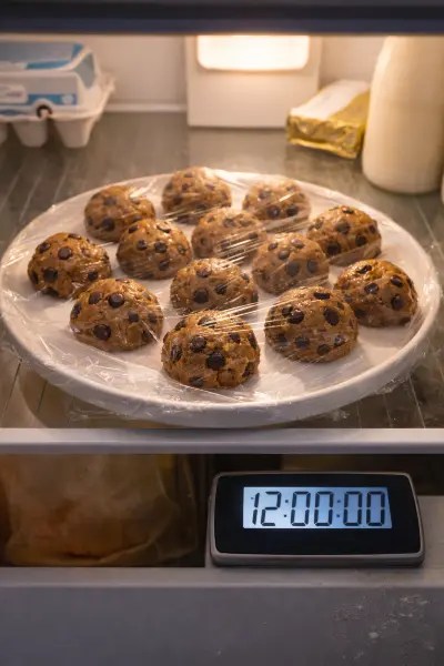 WeatZero® Gluten-Free Chocolate chip cookie time to chill in the oven