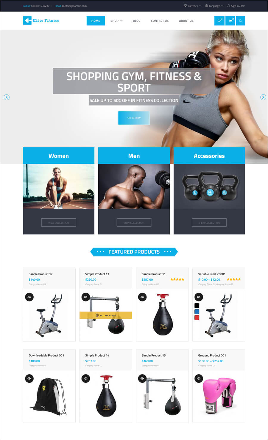 32 best free ecommerce website templates and wordpress themes for