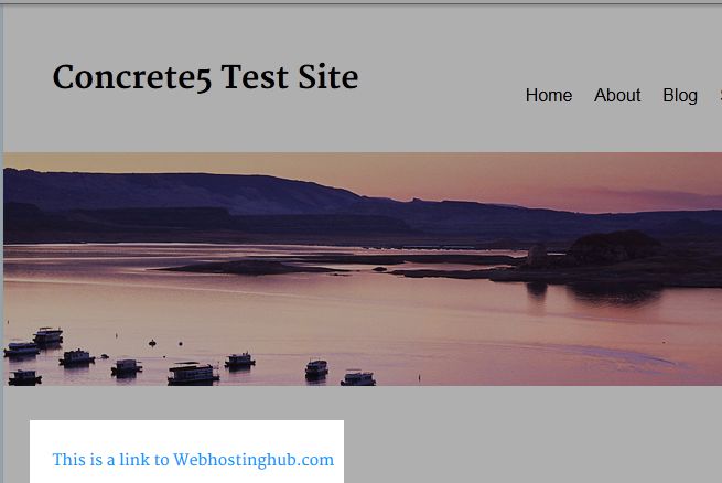 Adding Html To A Page In Concrete5 Web Hosting Hub - Desktop Ocean Designs for Desktop