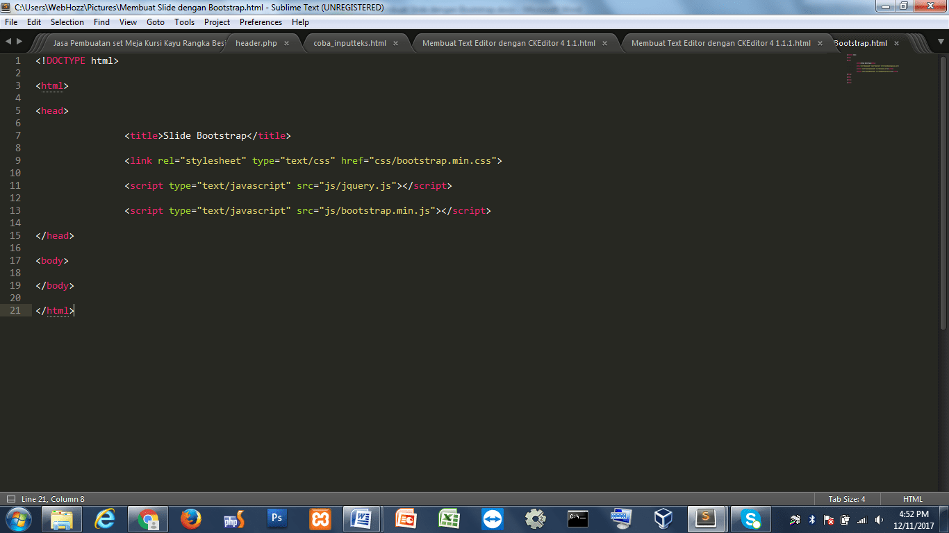 Perhatikan coding slider css berikut. Membuat Slide Dengan Bootstrap Webhozz Blog