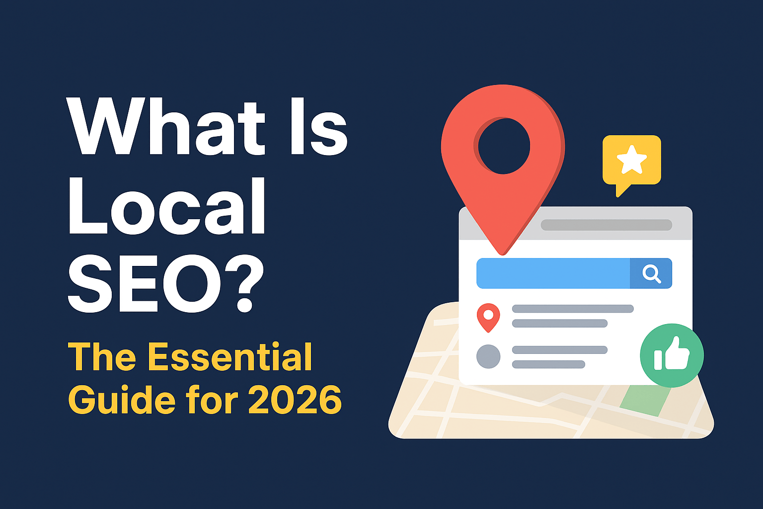 What Is Local SEO The Essential Guide For 2026 Local Seo Guide 2026 