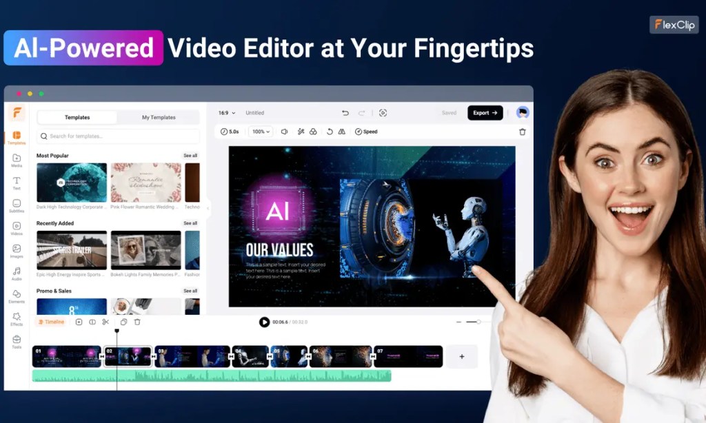 Flexclip Video Editing Software