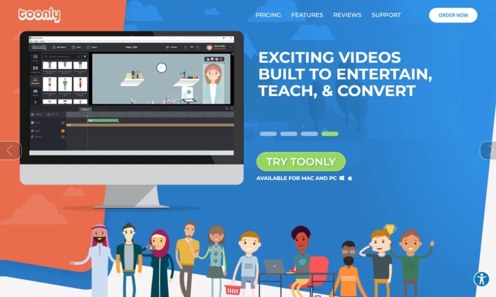 Toonly AI animation video generator
