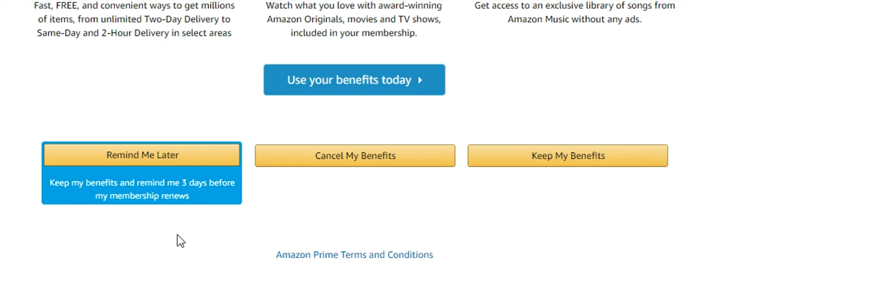 do i get a refund when i cancel amazon prime