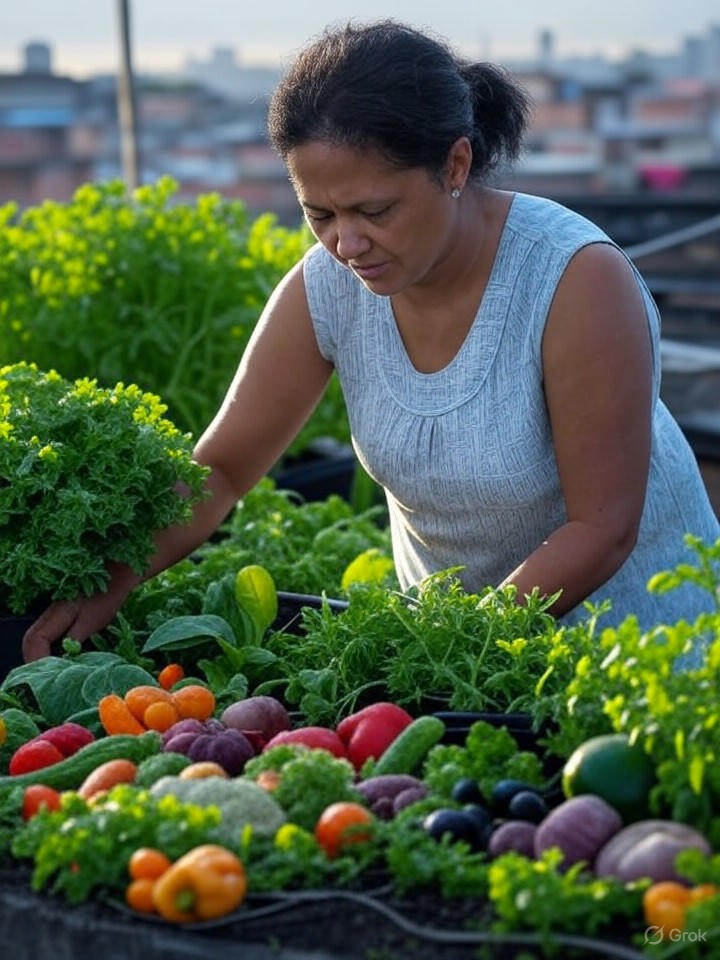 Rio Favela Fights Eviction with 50+ Rooftop Gardens for Sustainability