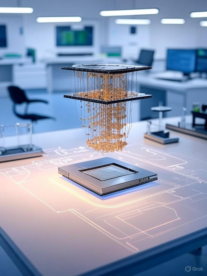 QuantumForge Launches Q-Core: 70% Energy Cut in Quantum-Silicon Chips