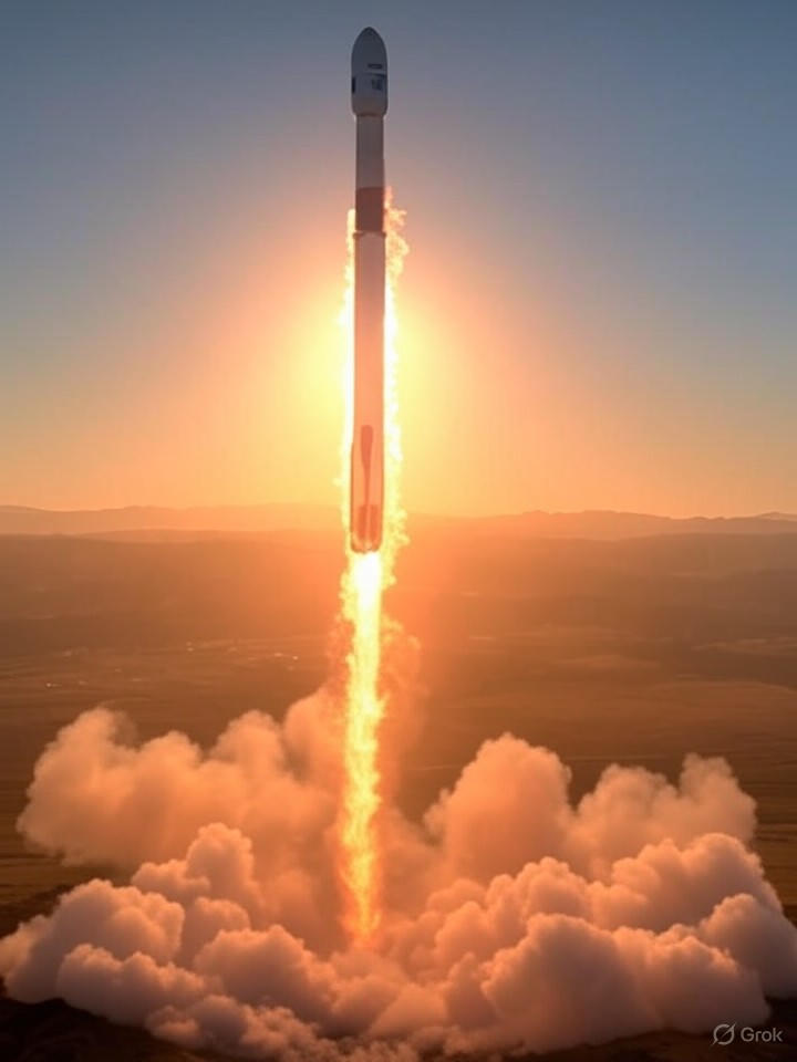 SpaceX Hits 100th Falcon 9 Launch of 2025 with Starlink Boost