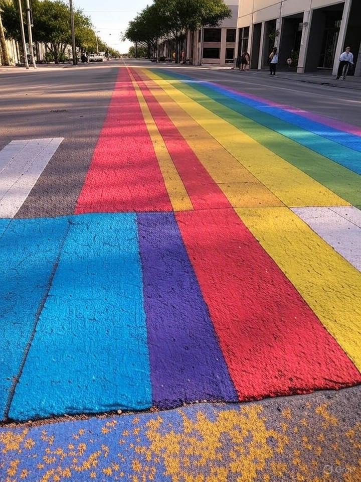 DeSantis Orders Removal of Florida Rainbow Crosswalks for Safety
