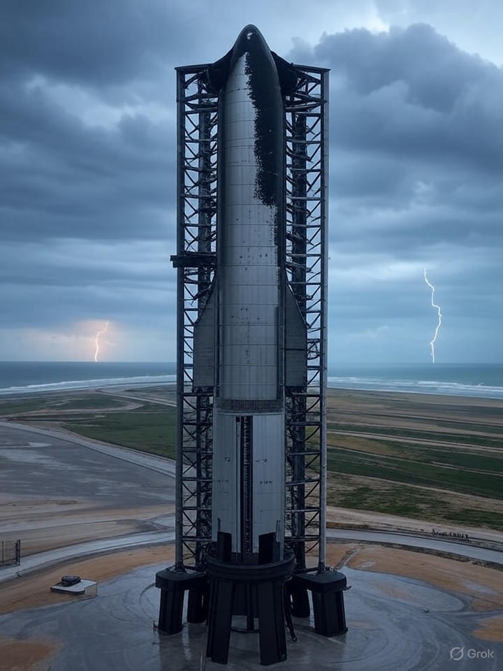 SpaceX Delays Starship Flight 10 Again Due to Texas Weather
