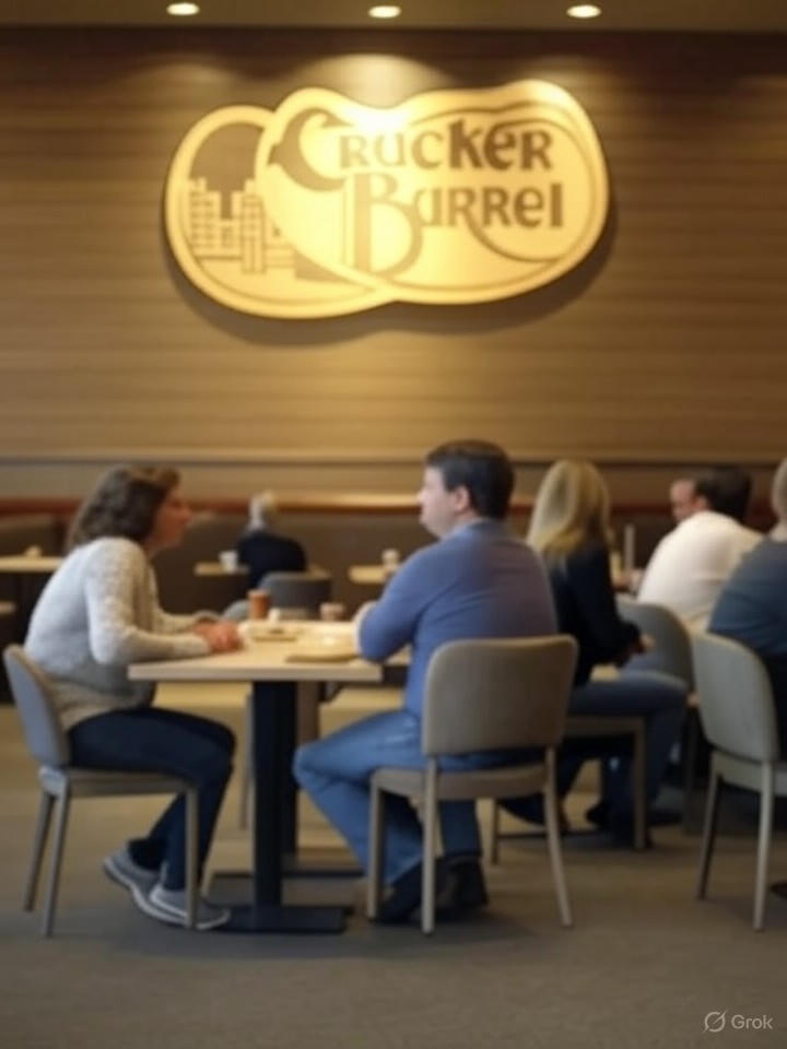 Cracker Barrel Rebranding Sparks ‘Woke’ Backlash and Stock Decline