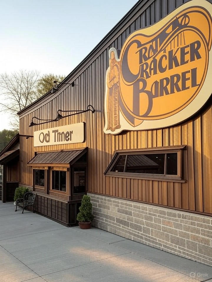 Cracker Barrel Reverts to Classic Logo After Modern Redesign Backlash