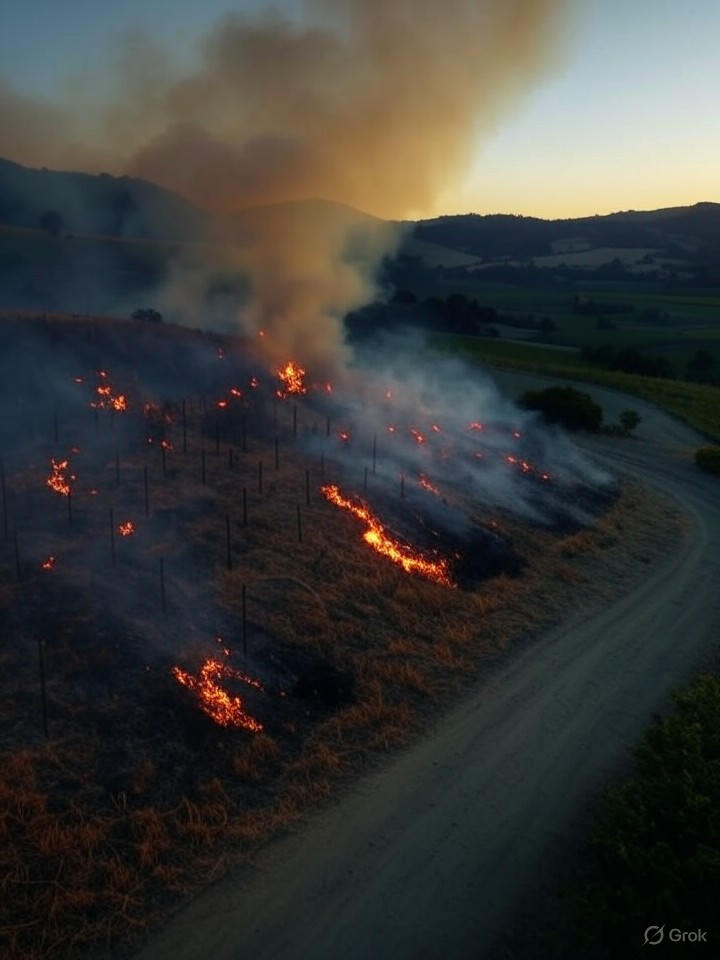 Pickett Fire Scorches Napa Valley, Threatens Wineries Amid Harvest