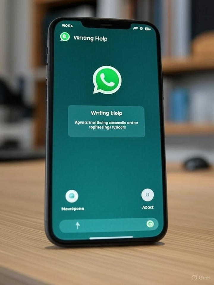 WhatsApp Beta Tests AI Writing Help for iPhone Message Enhancements