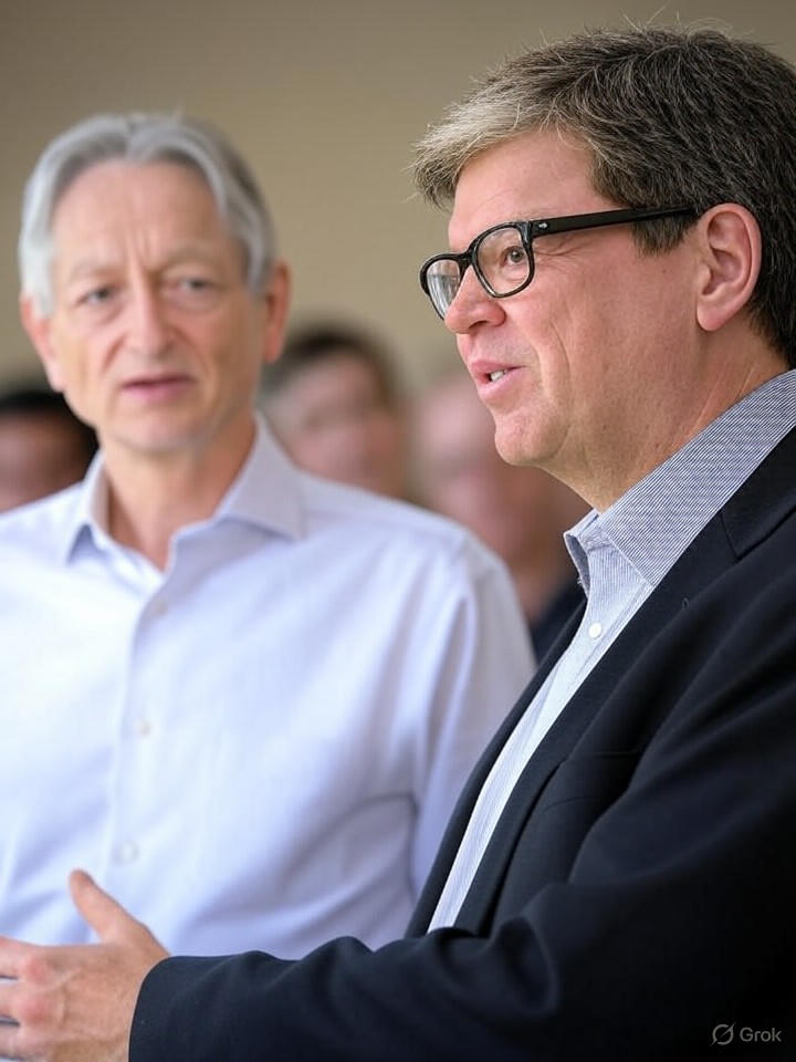 Yann LeCun and Geoffrey Hinton Clash on AI Safety in 2025