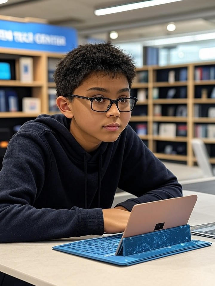 Best Buy, Microsoft Feature Teen AI Art on Limited Surface Pro Keyboard