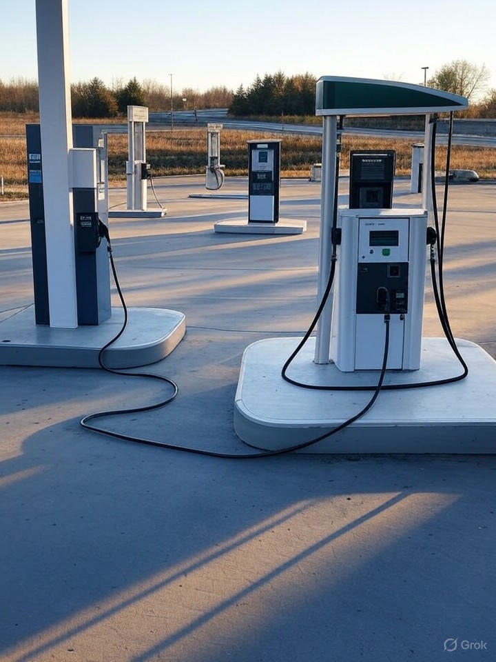 $5B Federal Funding Transforms Gas Stations into EV Energy Hubs