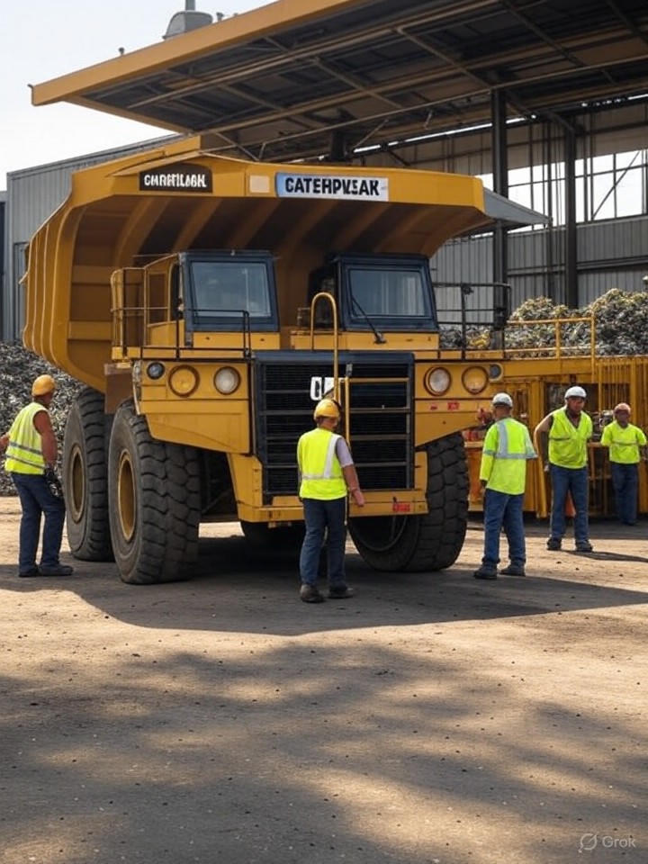 Redwood Materials, Caterpillar Partner to Recycle Mining Batteries for 95% Mineral Recovery