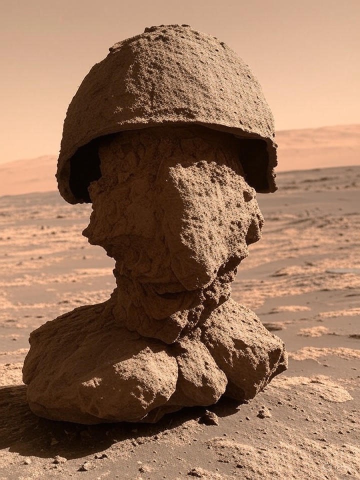 NASA Rover Photographs Helmet-Shaped Rock in Mars’ Jezero Crater