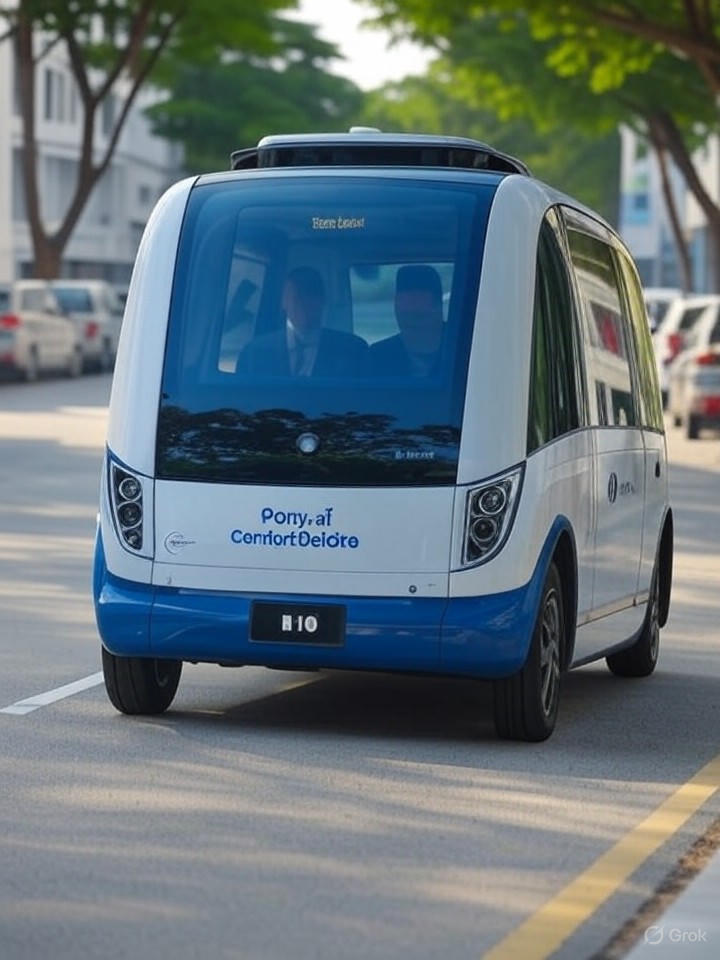 Pony.ai Partners with ComfortDelGro for Autonomous Shuttles in Singapore