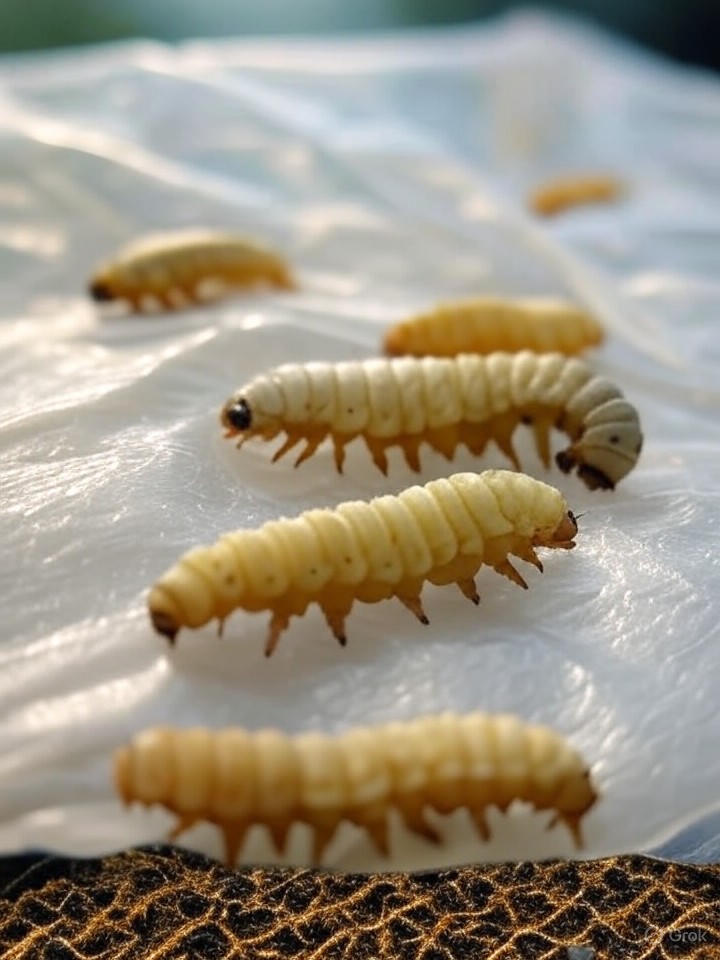 Wax Worms’ Gut Enzymes Break Down Plastic Waste Naturally